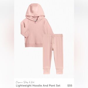 Pink Hoodie and Jogger Set